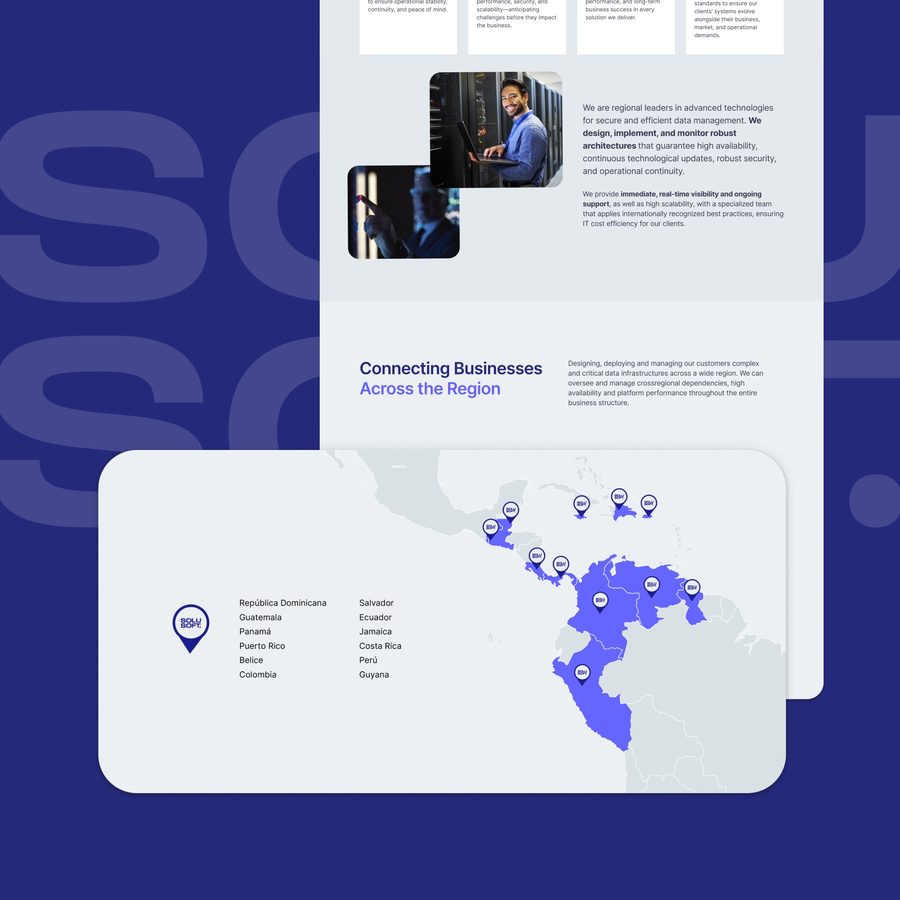 Solusoft homepage