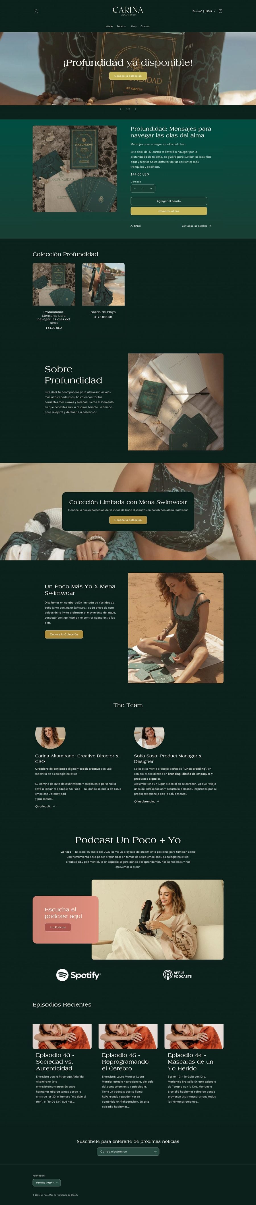 Un Poco Más Yo homepage